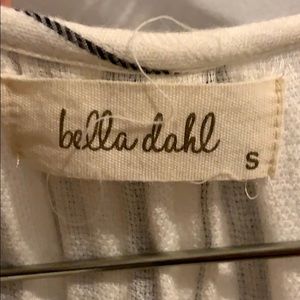 Striped cotton romper